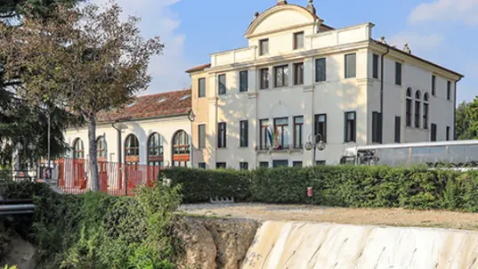 Poloni Villarazzo istituto Maffioli lavori di consolidamento ponte e argone fiume Muson