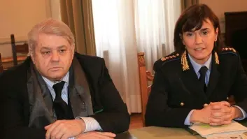 Il sindaco Gobbo e Federica Franzoso insieme in conferenza stampa