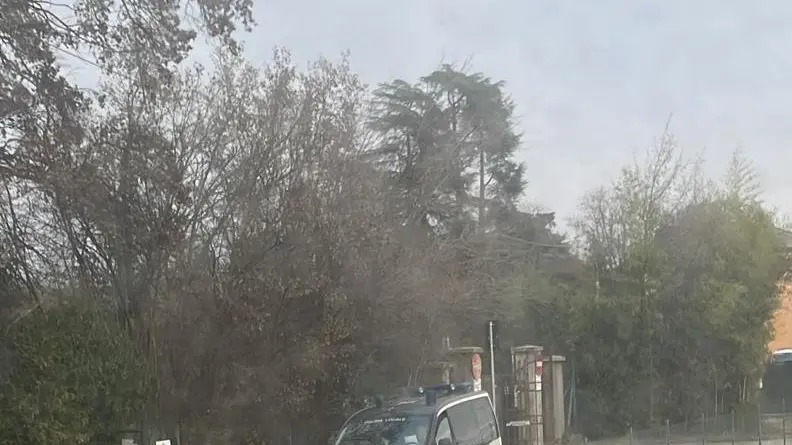 Uno dei posti di controllo segnalati sulla chat castellana
