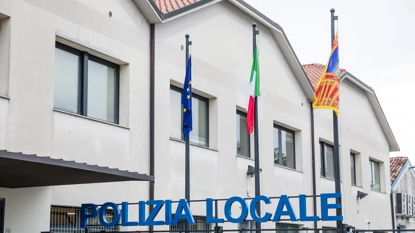 La sede del comando della polizia locale di Conegliano