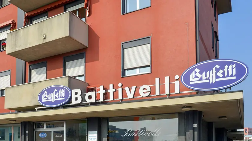 L'attuale sede della cartoleria Battivelli a Conegliano