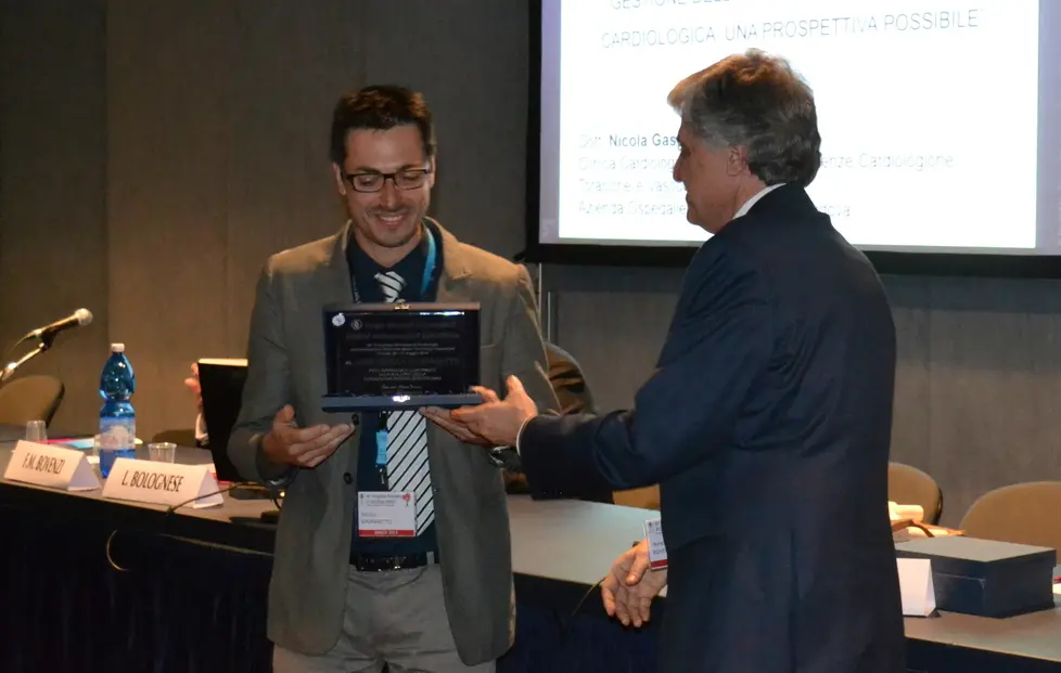 Nicola Gasperetto premiato per le sue ricerche