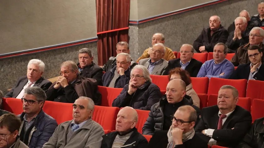 Una recente assemblea di Veneto Banca che si è svolta a Spresiano