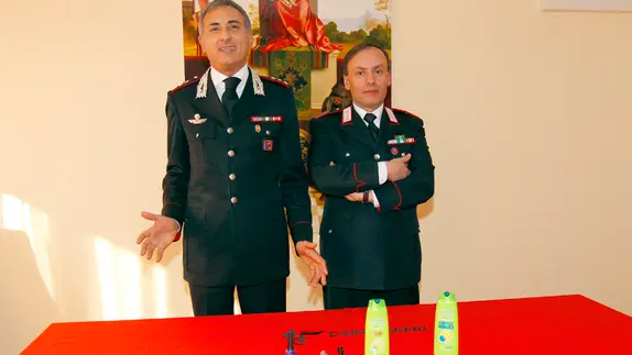 DeMarchi Castelfranco carabinieri per recupero refurtiva cap. Gibilisco e mar. Currò