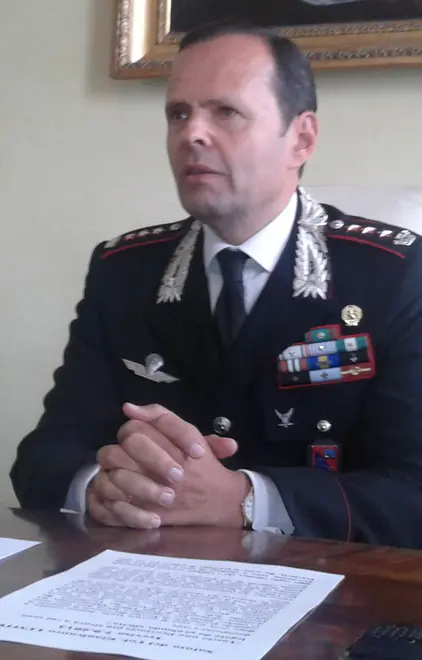 L'ufficiale dell'Arma Gianfranco Lusito