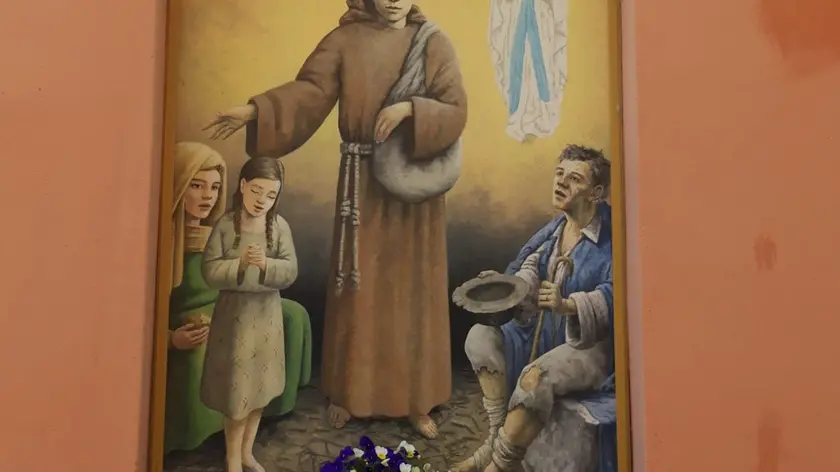 Uno dei capitelli dedicati a fra' Claudio Granzotto presenti “tra Piave e Livenza”