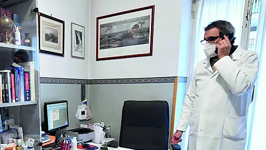 L'ambulatorio di un medico di famiglia