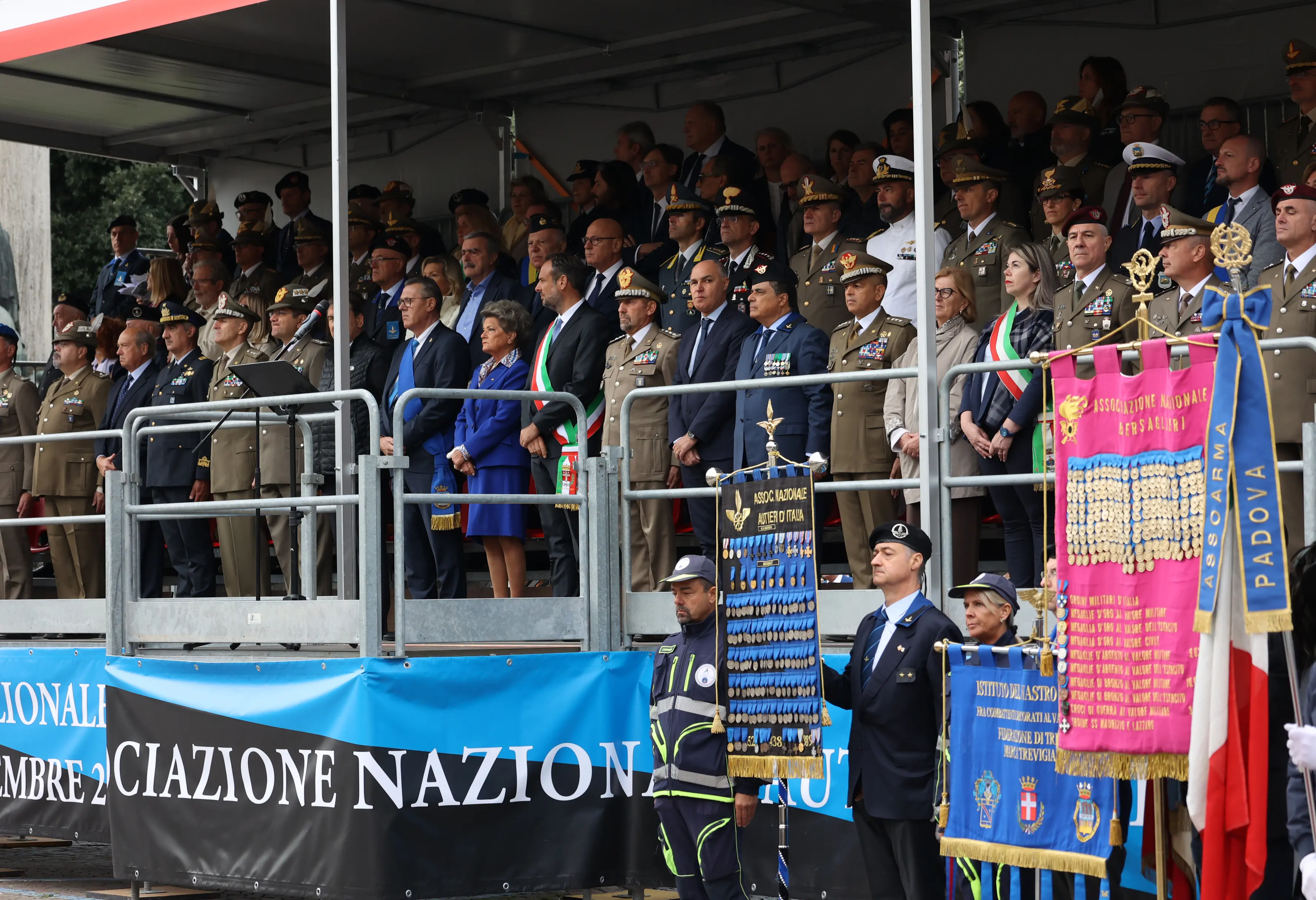 Il palco delle autorità
