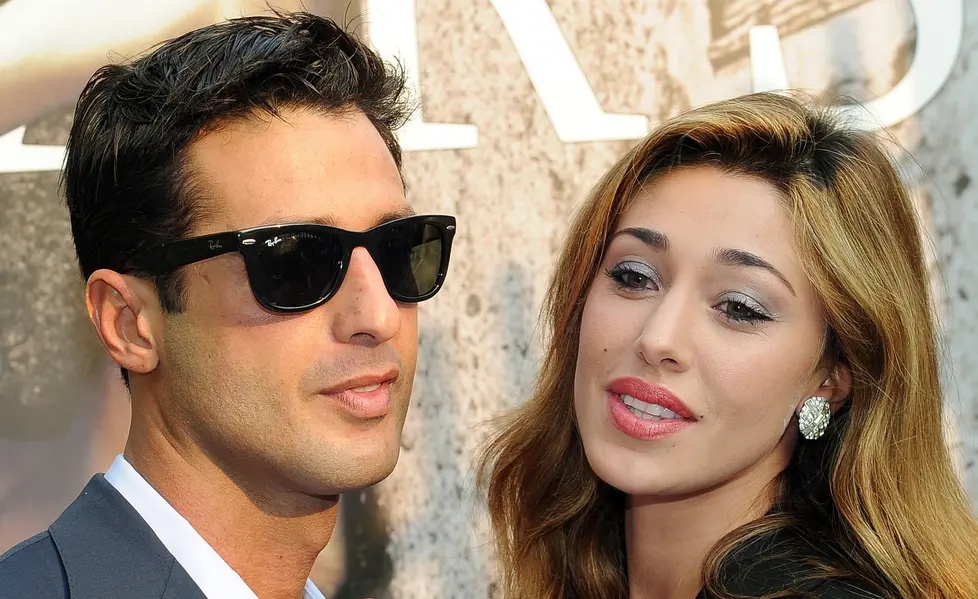 Fabrizio Corona e Belen Rodriguez alla presentazione del primo numero del settimanale di gossip Star's in occasione oggi a Milano, 26 Maggio 2011. ANSA/DANIEL DAL ZENNARO