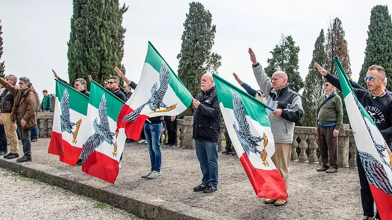 Allegranzi Susegana commemorazione fascisti al cimitero