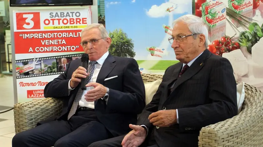 AGOSTINI AG.FOTOFILM TREVISO ALIPER-IMPRENDITORIA VENETA A CONFRONTO, in foto l. lazzarin e f. cancella
