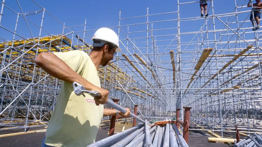 Un cantiere edile