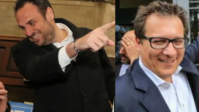 Zaia con Conte, e Manildo