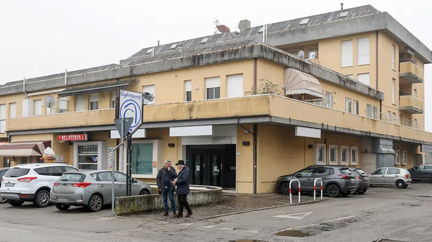 Agostini Riese Pio X ex sede filiale di Veneto Banca, centro, municipio e chiesa