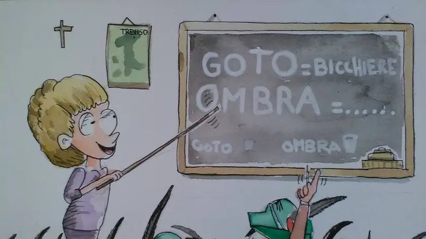Una vignetta sugli Alpini di Marco Dall'Armi