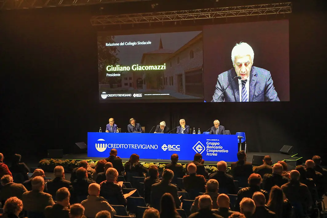 Agostini Montebelluna Palamazzalovo assemblea Banca Credito Trevigiano