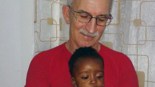 DeMarchi Crespano dott. Aurelio Tommasi con bambino Aurelio adottato