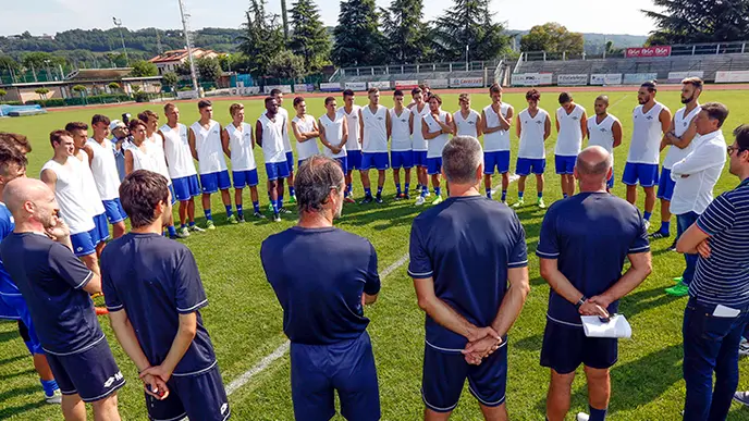 Guerretta Montebelluna presentazione squadra calcio Monte