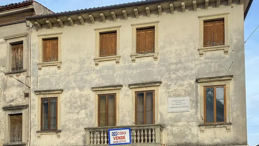 La casa natale di Lorenzo Da Ponte in via Manin a Vittorio Veneto