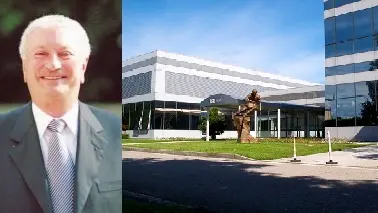 L'imprenditore Franco Vaccari e la sede di Tecnica a Giavera