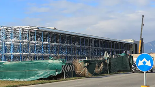 Agostini Loria cantiere nuovo magazzino automatizzato azienda Cerantola