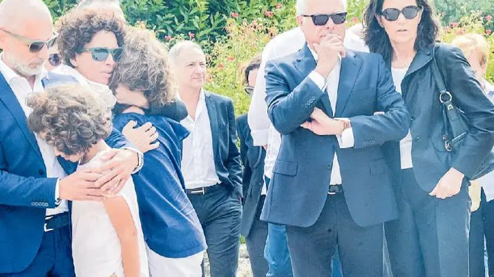 Un momento del funerale di Margherita Ceschin, la donna di 72 anni uccisa a Conegliano