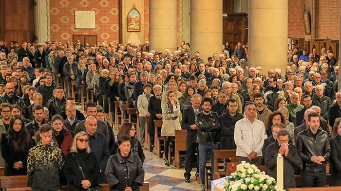 Agostini Montebelluna funerale di Marzio Brombal