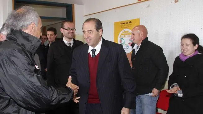 Allegranzi casale sul sile presentazione candidato sindaco lista di pietro con on. Di Pietro