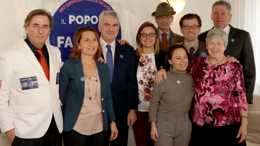 ZAGO AG.FOTOFILM TREVISO PRESENTAZIONE CANDIDATI -IL POPOLO DELLA FAMIGLIA- HOTEL SCALA