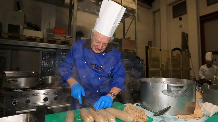 Agostini Riese Pio X cena della Confraternita del musetto cuoco Franco Sbrissa