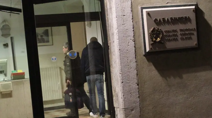 La stazione dei carabinieri di via Cornarotta