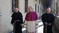 Gardin oggi alla partenza dalla basilica del Santo di Padova