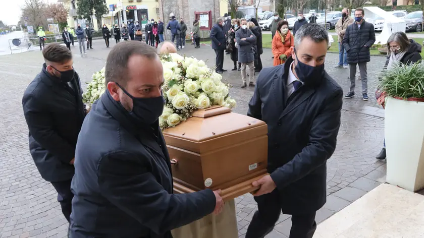 POLONI AG.FOTOFILM LEVADA DI PONTE DI PIAVE FUNERALE ELISA LORENZON VED. STEFANEL