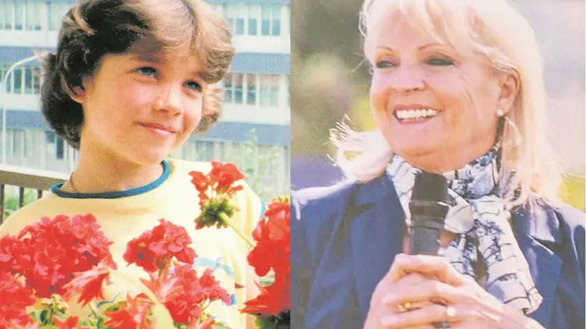 Fabio, morto nel 1989, e la sua mamma Nadia Favaro