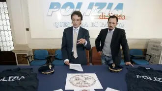 La conferenza stampa sugli arresti di un paio di mesi fa