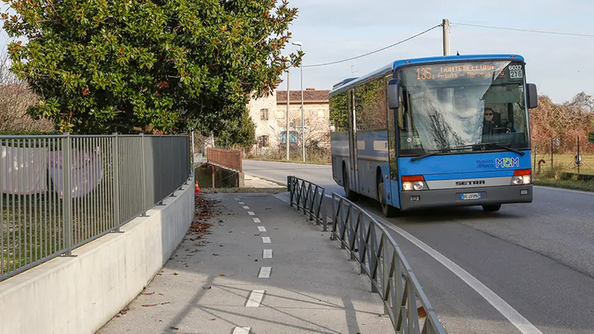 Borin Susegana pista ciclabile interrotta in via Barca