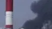 Il rogo dopo l’esplosione a Cipro