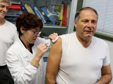 ZAGO AG.FOTOFILM TREVISO VACCINI CONTRO INFLUENZA ALLA MADONNINA, IN FOTO FRANCESCO BENAZZI