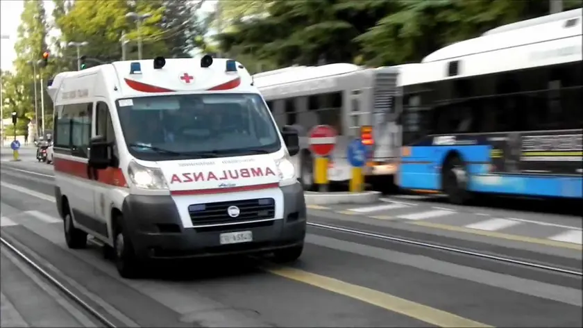 La corsa del 118 per raggiungere il luogo dell'incidente
