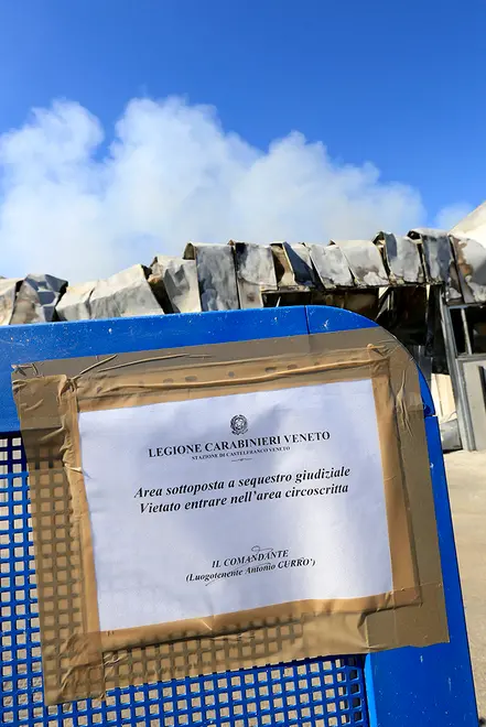 Ferrazza Castelfranco incendio Ceccato due giorni dopo ancora problemi
