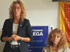 Le candidate della Lega Ingrid Bisa e Erika Stefani