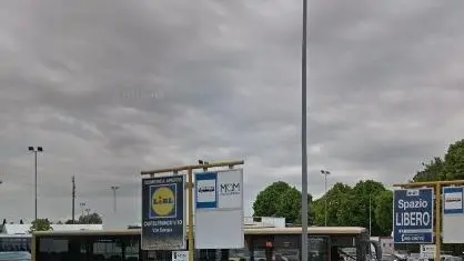 L’attuale stazione degli autobus in Borgo Vicenza