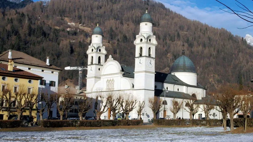 La chiesa di Agordo