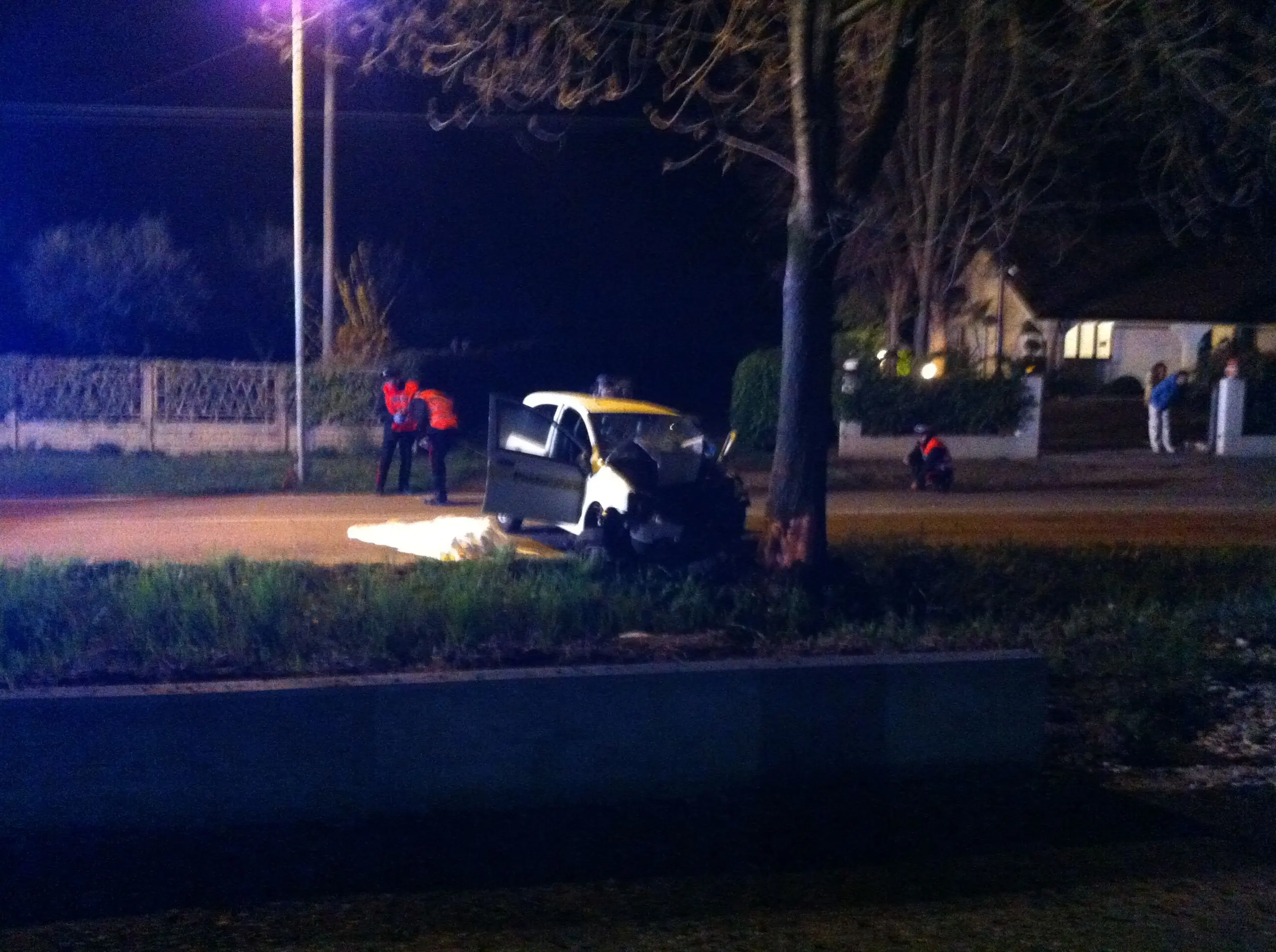 Un'altra immagine dell'incidente mortale a Santa Cristina