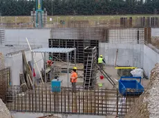 Il cantiere del velodromo di Spresiano