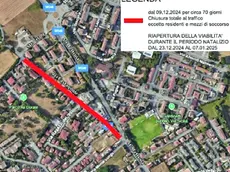 La planimetria della prima fase di cantiere in via Castagnole. Poi proseguirà oltre via
