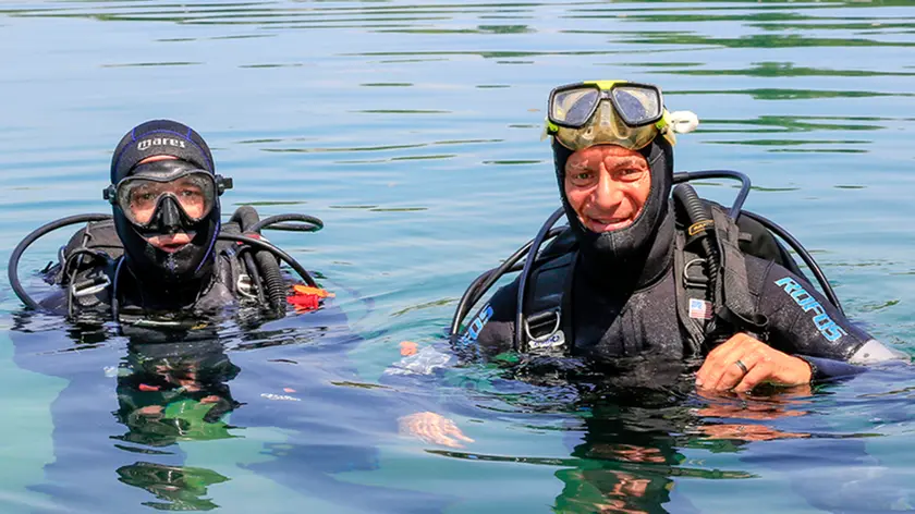 Zago Castelfranco gruppo sommozzatori Baita Al Lago Stefano e Giovanni