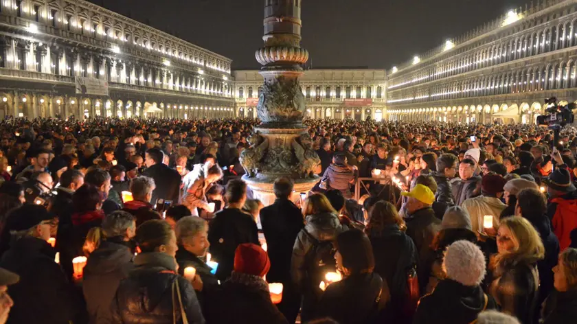 La fiaccolata a San Marco