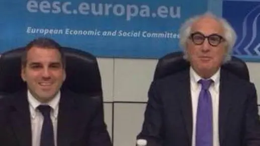Mario Modolo (sx) e Remo Sernagiotto a destra