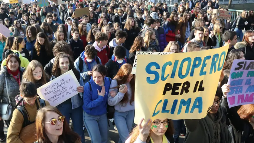 TOME AG.FOTOFILM TREVISO MANIFESTAZIONE STUDENTI PER IL CLIMA